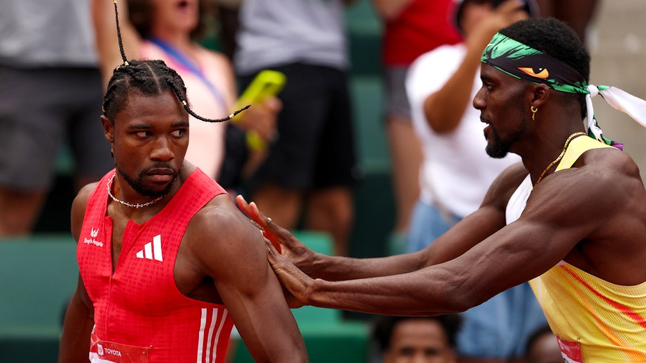Конфликт на финише: стычка между Noah Lyles и Kenny Bednarek после финала 200 метров Thumbnail